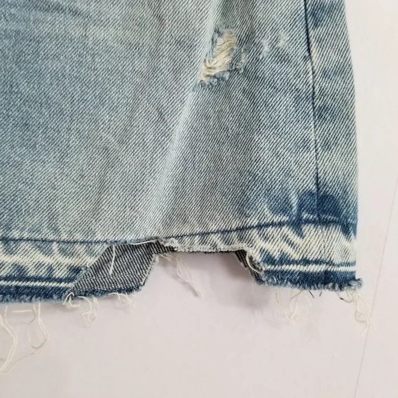 AG Adriano Goldschmied Alexis High Rise Wedgie Jean Shorts Sz 27 - Picture 3 of 7